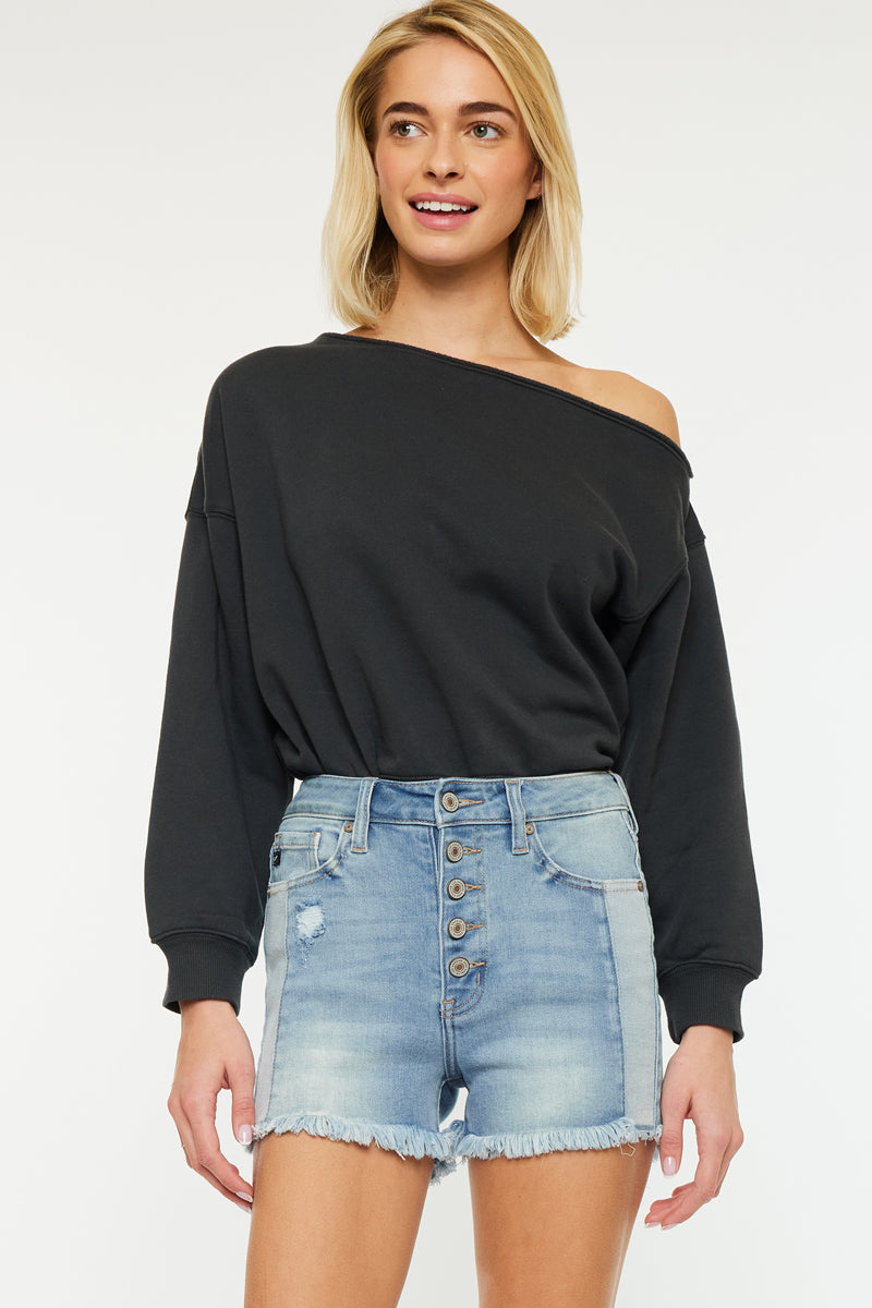 Tiffany High Rise Shorts - Official Kancan USA