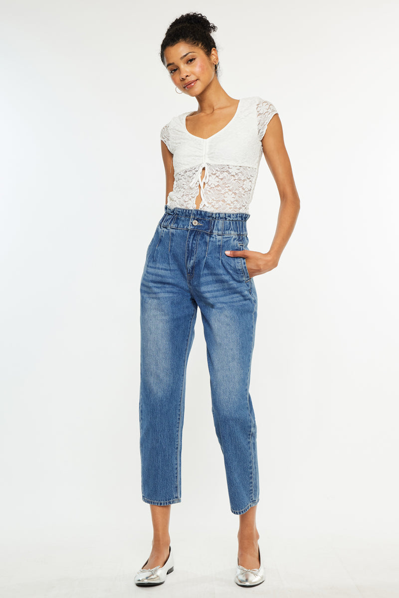 Shirley Ultra High Rise Mom Jeans – Kancan USA
