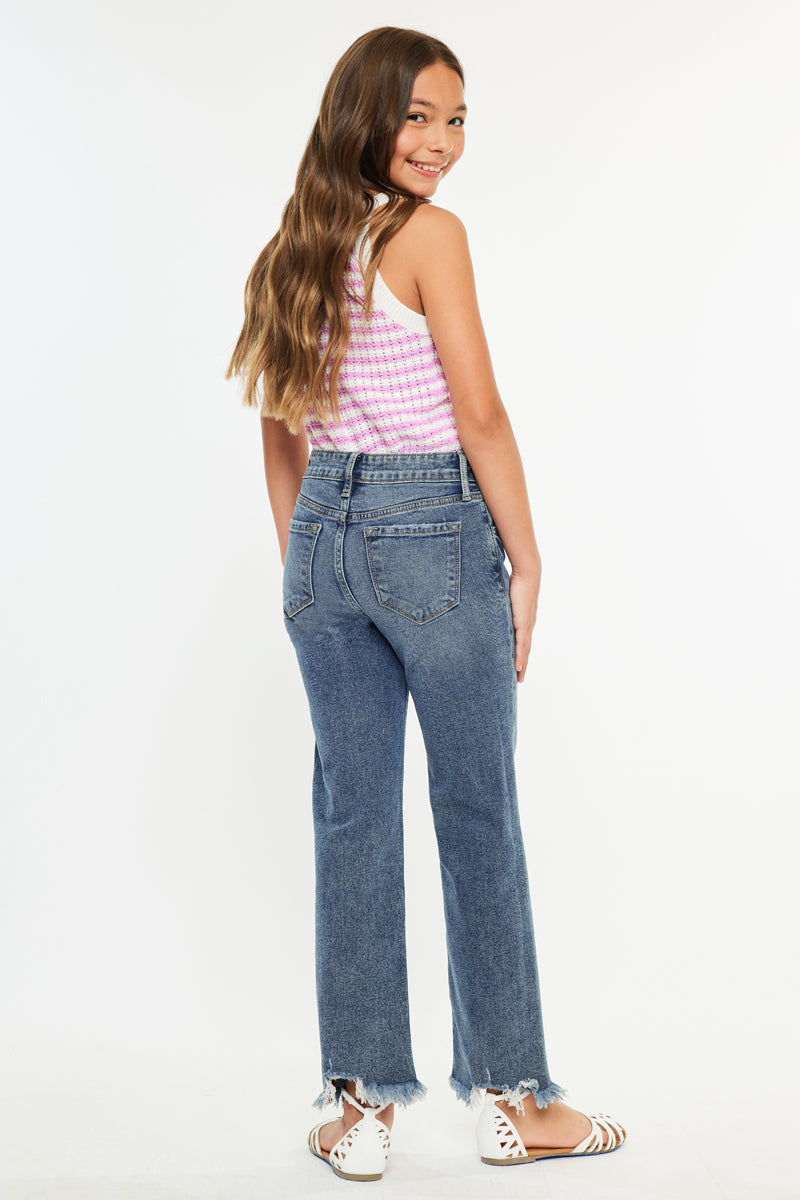 Bianca High Rise Slim Straight Kids - Official Kancan USA