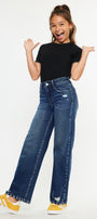Dania High Rise Wide Leg Kids Jeans - Official Kancan USA