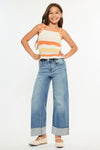 Leslie High Rise Kids Crop Wide Leg - Official Kancan USA