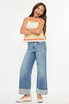 Leslie High Rise Kids Crop Wide Leg - Official Kancan USA