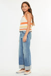 Leslie High Rise Kids Crop Wide Leg - Official Kancan USA
