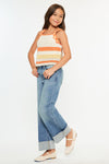 Leslie High Rise Kids Crop Wide Leg - Official Kancan USA