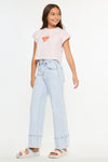Kassie High Rise Kids Crop Wide Leg - Official Kancan USA