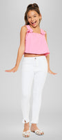 Rocket High Rise Ankle Skinny Kid Jeans - Official Kancan USA