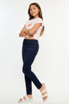 Crystal High Rise Ankle Skinny Kid Jeans - Official Kancan USA
