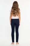 Crystal High Rise Ankle Skinny Kid Jeans - Official Kancan USA