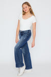 Randi High Rise Cropped Wide Leg - Official Kancan USA