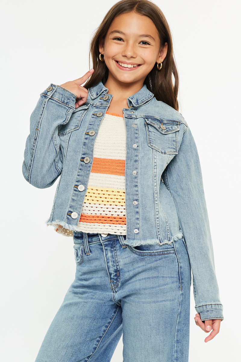 Abby Kids Denim Jacket - Official Kancan USA