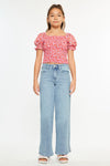 Aurora High Rise Wide Leg Kid Jeans - Official Kancan USA