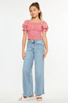 Aurora High Rise Wide Leg Kid Jeans - Official Kancan USA
