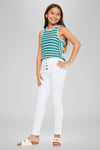 Jorja High Rise Ankle Skinny Kid Jeans - Official Kancan USA