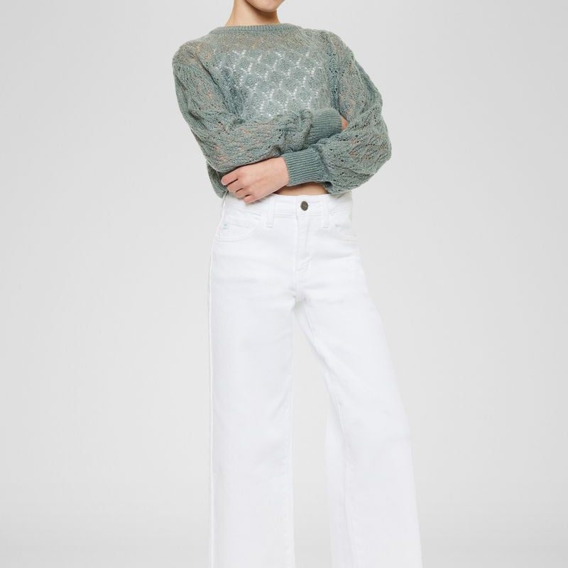 Rue High Rise Kids Cropped Wide Leg - Official Kancan USA