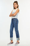 Gisela Mid Rise Kids Cropped Straight - Official Kancan USA