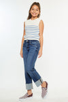 Gisela Mid Rise Kids Cropped Straight - Official Kancan USA