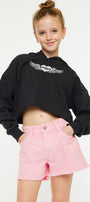 Melly High Rise Kids Shorts - Official Kancan USA