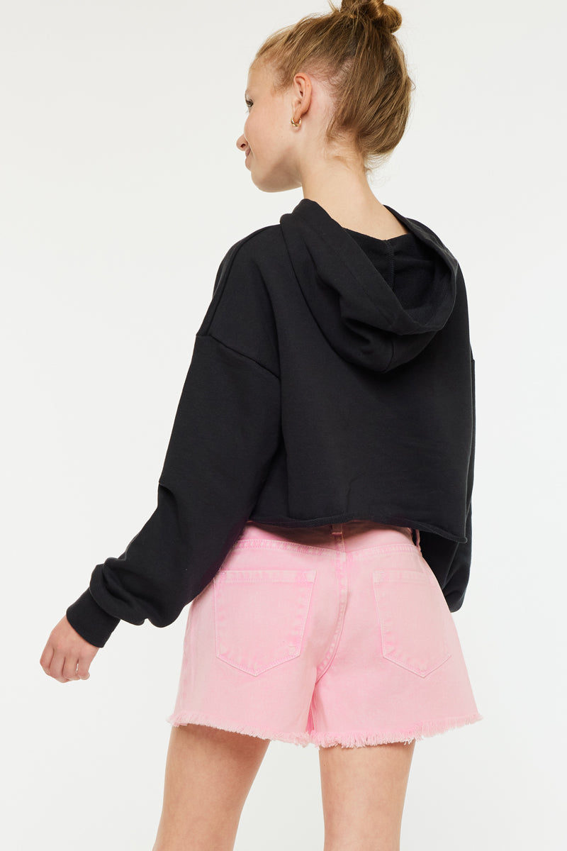 Melly  High Rise Kids Shorts - Official Kancan USA