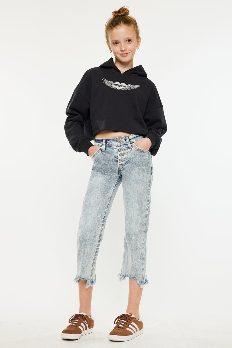 Lola High Rise Mom Kids Jeans - Official Kancan USA