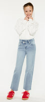 Sav High Rise Straight Kids Jeans - Official Kancan USA