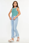 Beth High Rise Cropped Bootcut Kid Jeans - Official Kancan USA