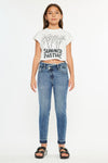Pomey High Rise Ankle Skinny Kid Jeans - Official Kancan USA