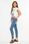 Pomey High Rise Ankle Skinny Kid Jeans - Official Kancan USA