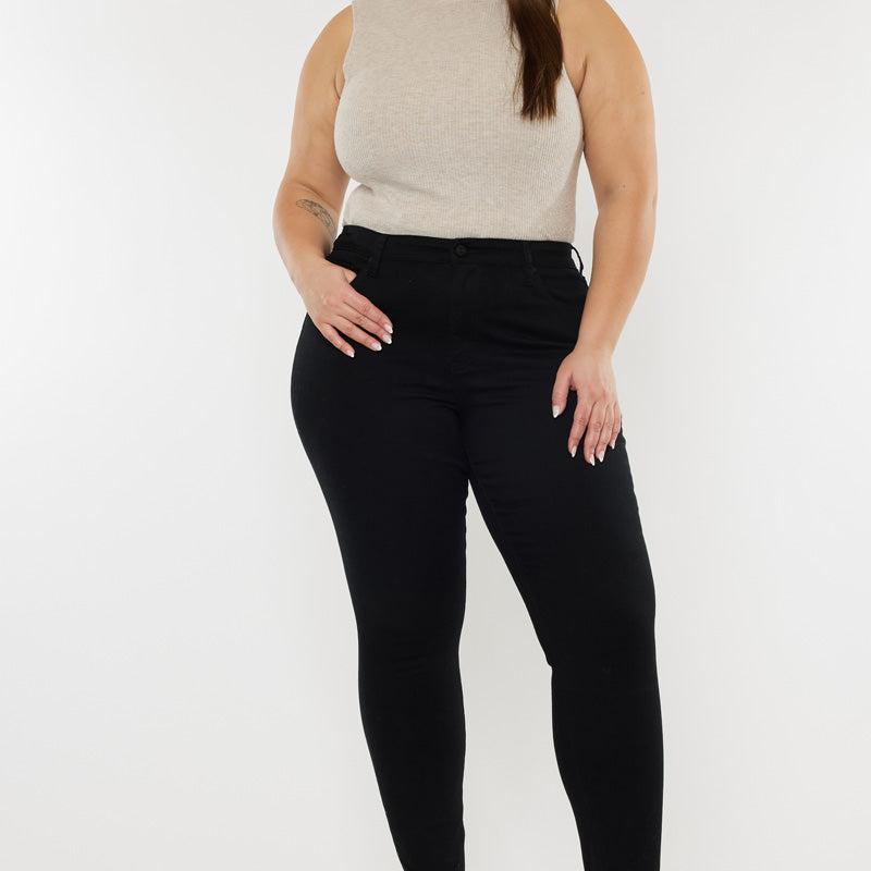 Journey Ultra High Rise Ankle Skinny Jeans (Plus Size) - Official Kancan USA