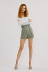 Marco Ultra High Rise Paperbag Shorts - Official Kancan USA