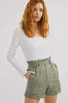 Marco Ultra High Rise Paperbag Shorts - Official Kancan USA