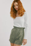 Marco Ultra High Rise Paperbag Shorts - Official Kancan USA