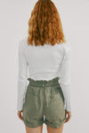 Marco Ultra High Rise Paperbag Shorts - Official Kancan USA