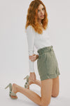 Marco Ultra High Rise Paperbag Shorts - Official Kancan USA