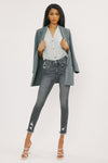 Shyla High Rise Ankle Skinny Jeans - Official Kancan USA
