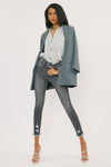 Shyla High Rise Ankle Skinny Jeans - Official Kancan USA