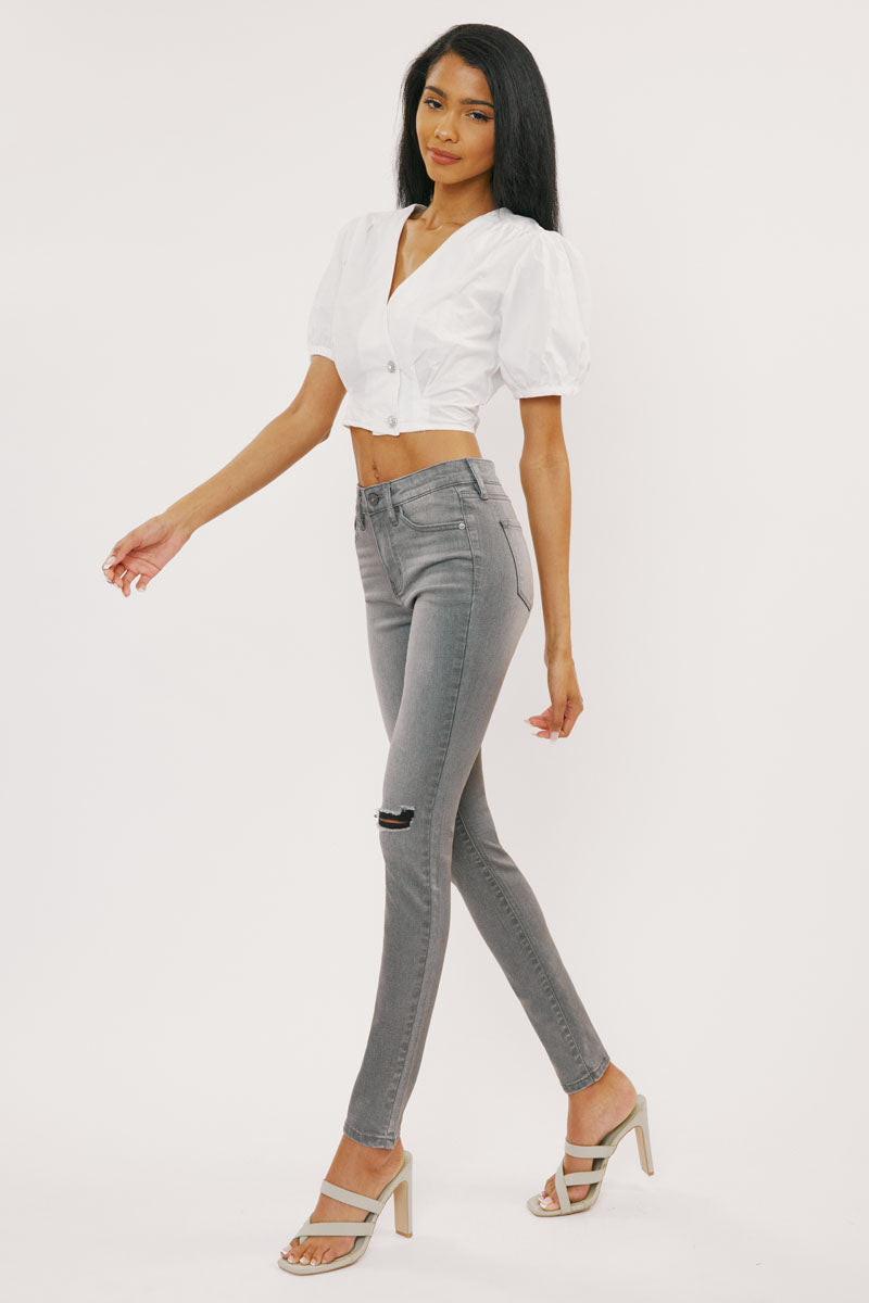 Logan Mid Rise Super Skinny - Official Kancan USA