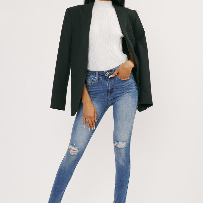 Logan Mid Rise Super Skinny - Official Kancan USA