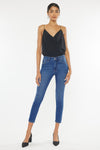 Teegan High Rise Cropped Skinny Jeans - Official Kancan USA