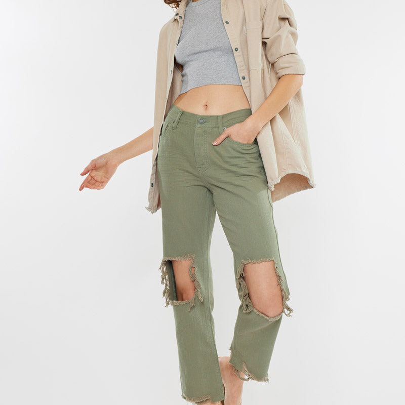 Blakely High Rise Straight Leg Jeans - Official Kancan USA