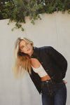 Taylor Cropped Faux Leather Puffer Jacket - Official Kancan USA