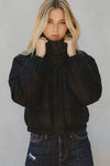 Taylor Cropped Faux Leather Puffer Jacket - Official Kancan USA