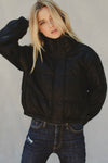 Taylor Cropped Faux Leather Puffer Jacket - Official Kancan USA