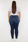 Zoe High Rise Ankle Skinny Jeans (Plus Size) - Official Kancan USA
