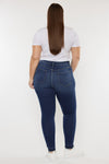 Zoe High Rise Ankle Skinny Jeans (Plus Size) - Official Kancan USA