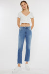 Danielle High Rise Straight Fit Jeans - Official Kancan USA