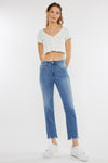 Danielle High Rise Straight Fit Jeans - Official Kancan USA