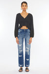 Ashland High Rise Slim Straight Jeans - Official Kancan USA