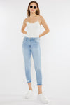 Thomasin High Rise Cropped Skinny Jeans - Official Kancan USA