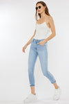 Thomasin High Rise Cropped Skinny Jeans - Official Kancan USA