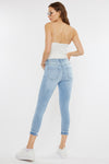 Thomasin High Rise Cropped Skinny Jeans - Official Kancan USA